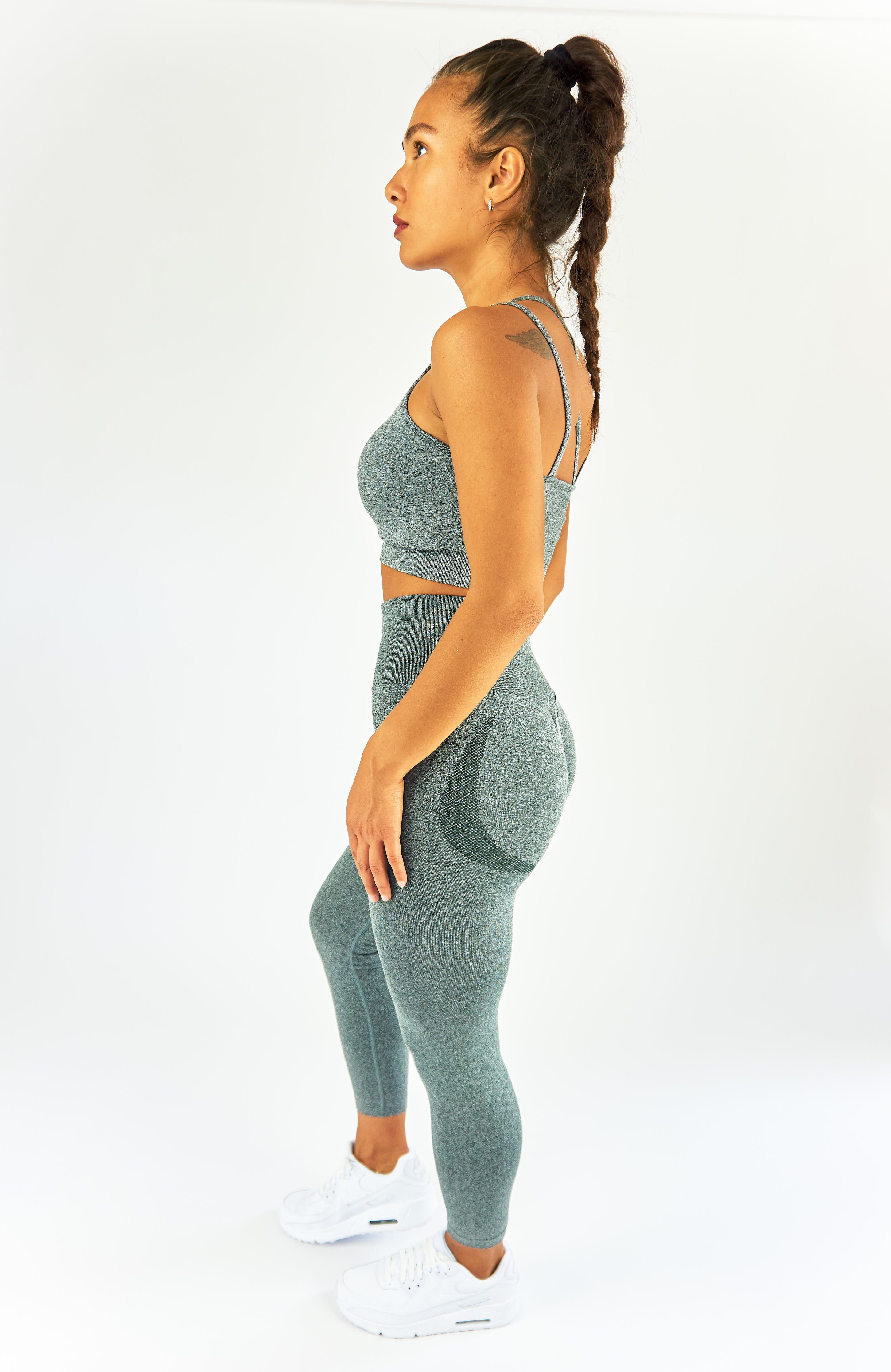 Sport Leggings für Damen mit Push Up Effekt, Sportleggings mit Scrunch Butt Lifting